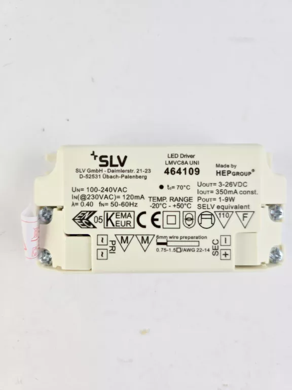 slv-464109-leddriver-350ma-8w-6x1w-ean-gtin-5905123266690