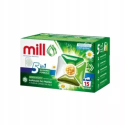 MILL KAPSUŁKI DO PRANIA UNIWERSALNE 5IN1 15 SZT