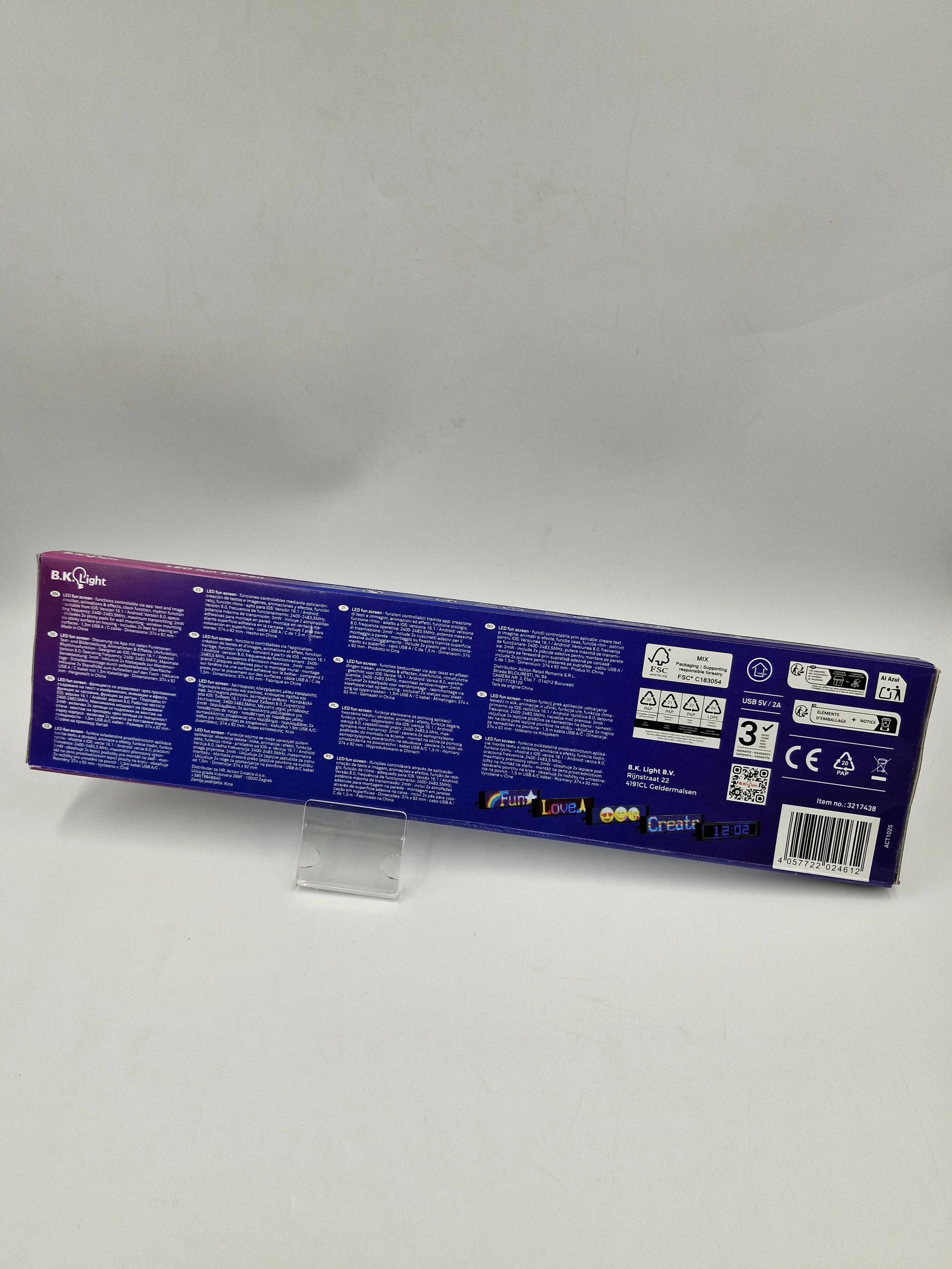 pikselowa-tablica-led-bk-light-led-fun-screen-37x9-cm-ean-gtin-4057722024612