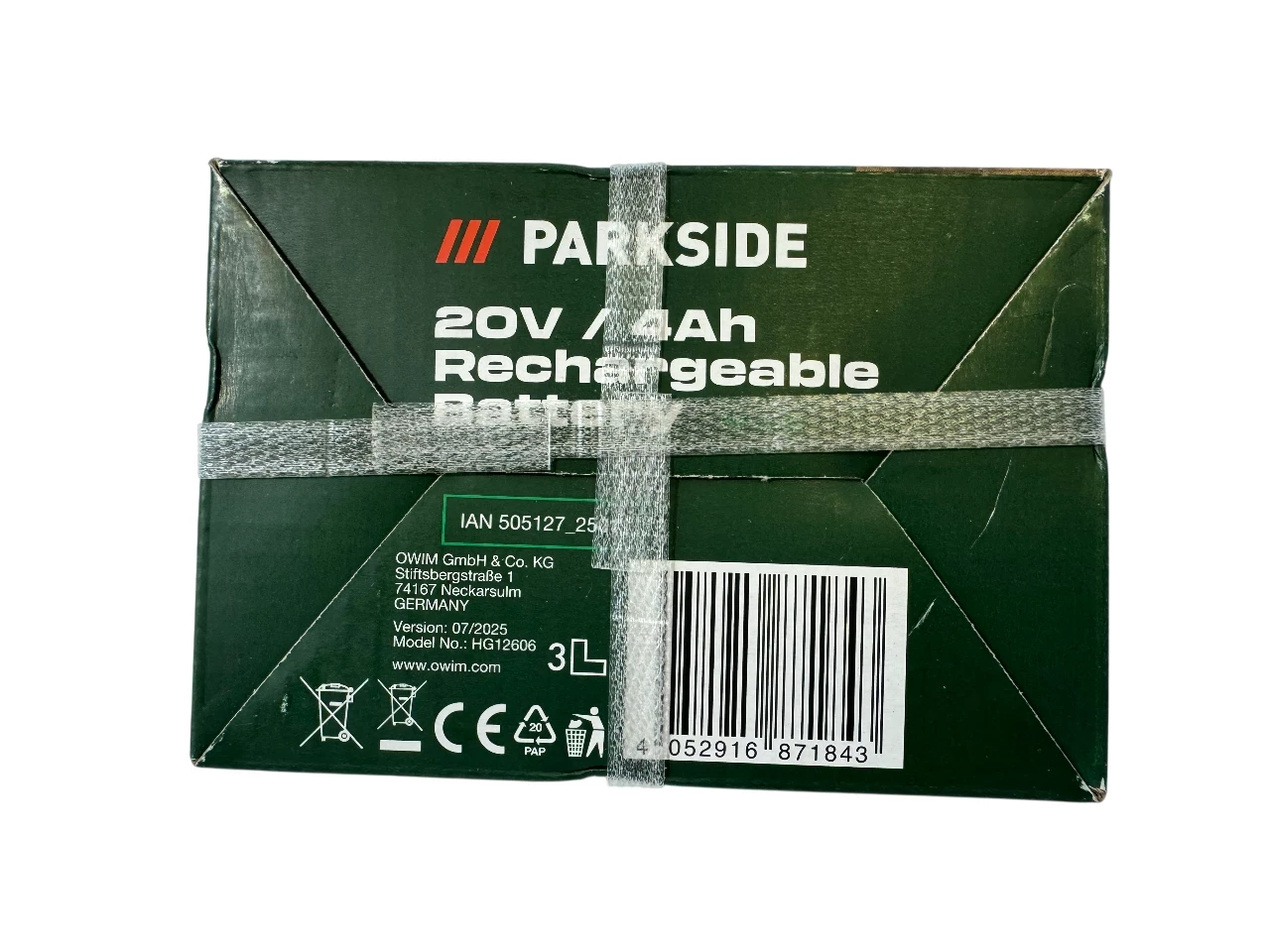 akumulator-parkside-20v-4ah-pap-20-b3-ean-gtin-4052916311653