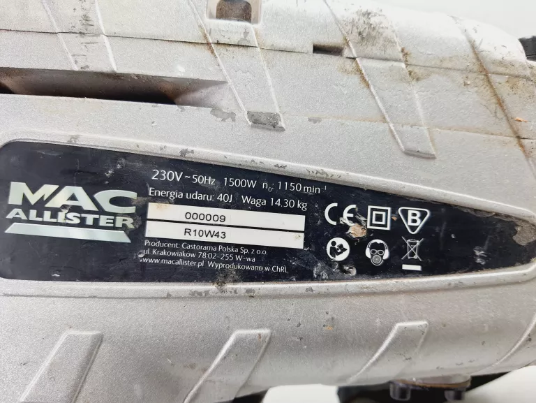 mlot-wyburzeniowy-macallister-maci500bd-sds-max-1500w-40j-kod-producenta-mac-allister
