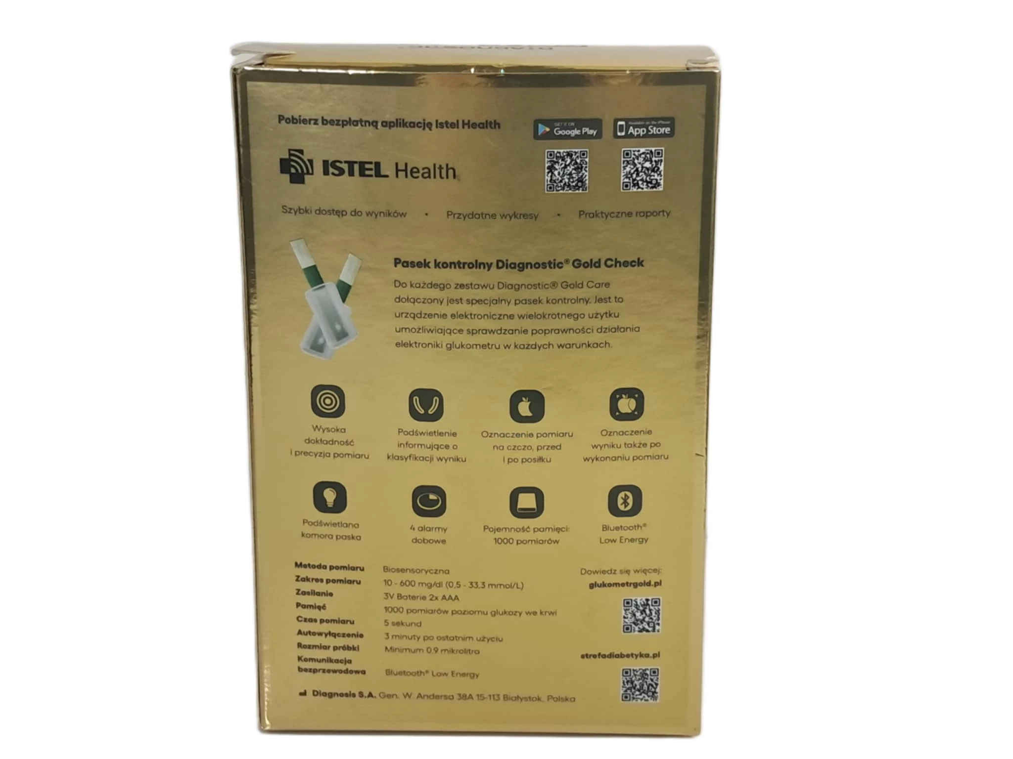 glukometr-diagnostic-gold-care-komplet-jak-nowy-ean-gtin-5907581258866