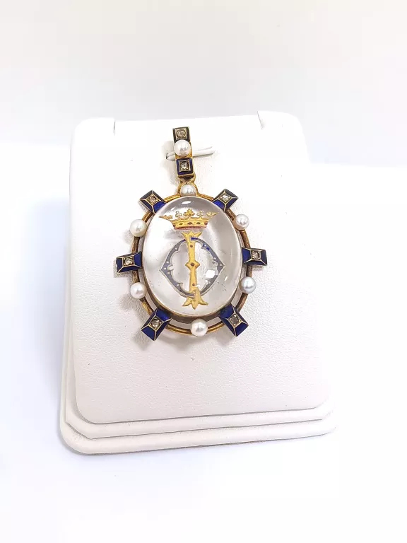 zlota-zawieszka-2016g-750-8x-rozeta-diamentowa-7x-perla-hodowlana-rodzaj-2205-2