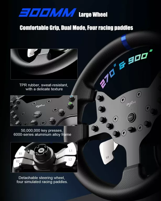 jak-nowa-kierownica-pxn-v99-skrzynia-manualna-xbox-one-series-sx-ps4-pc-model-v99