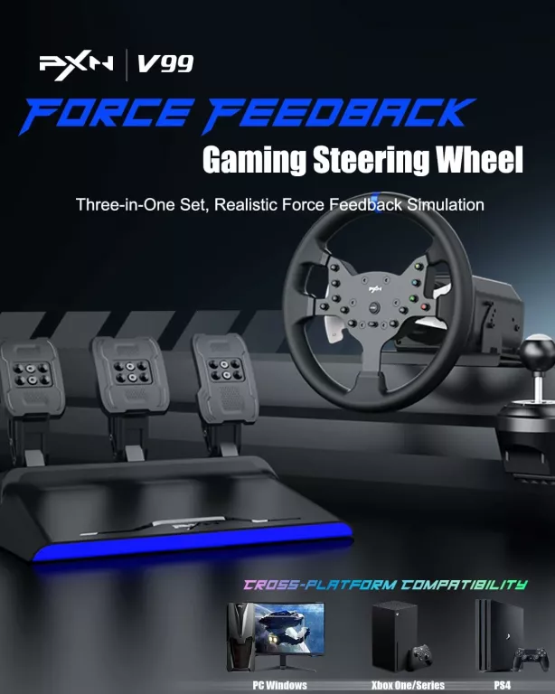 jak-nowa-kierownica-pxn-v99-skrzynia-manualna-xbox-one-series-sx-ps4-pc-ean-gtin-6948052903020