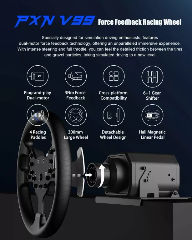 jak-nowa-kierownica-pxn-v99-skrzynia-manualna-xbox-one-series-sx-ps4-pc-stan-11323-238058