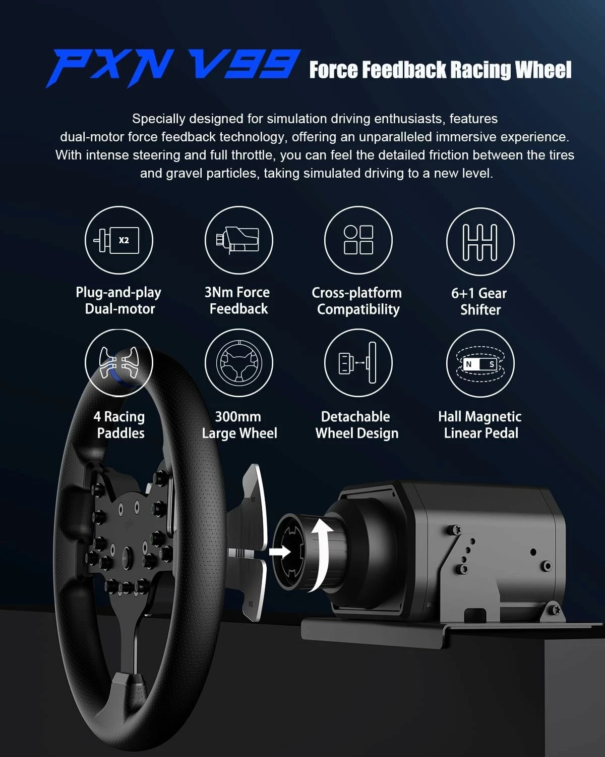 jak-nowa-kierownica-pxn-v99-skrzynia-manualna-xbox-one-series-sx-ps4-pc-stan-11323-238058