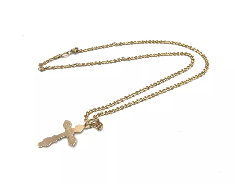 wyrob-jubilerski-uzywany-lancuszek-z-zawieszka-krzyz-rodzaj-2205-1