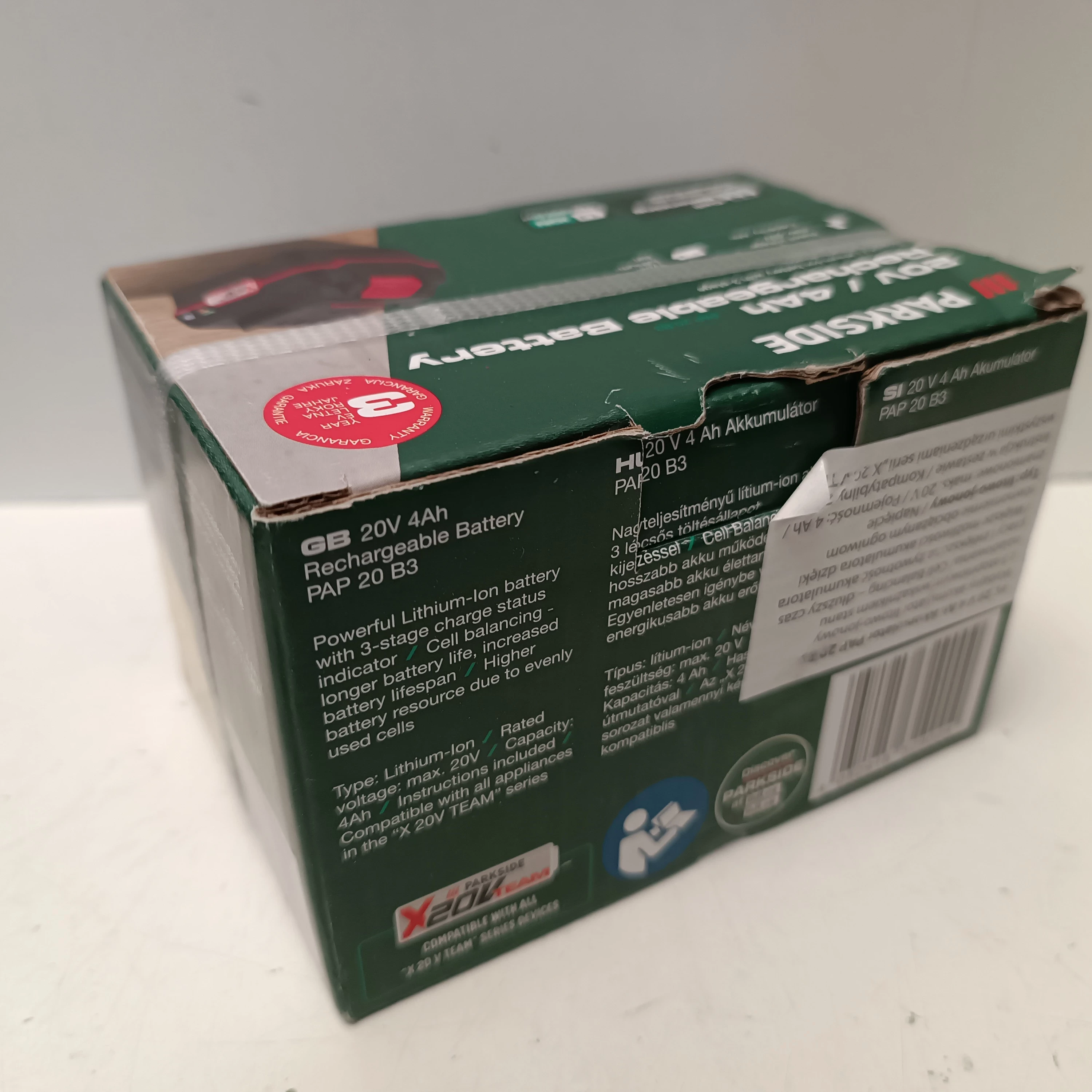 akumulator-parkside-performance-smart-20-v-4-ah-ean-gtin-4055334865586