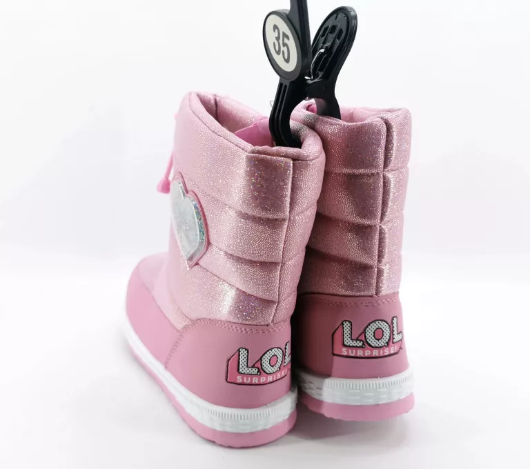 sniegowce-dla-dziewczynki-buty-zimowe-ocieplane-rzepy-lol-rozowe-35-stan-11323-1