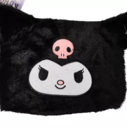 PIÓRNIK KOSMETYCZKA KUFEREK NA ZAMEK PLUSZOWY KUROMI SANRIO CZARNY