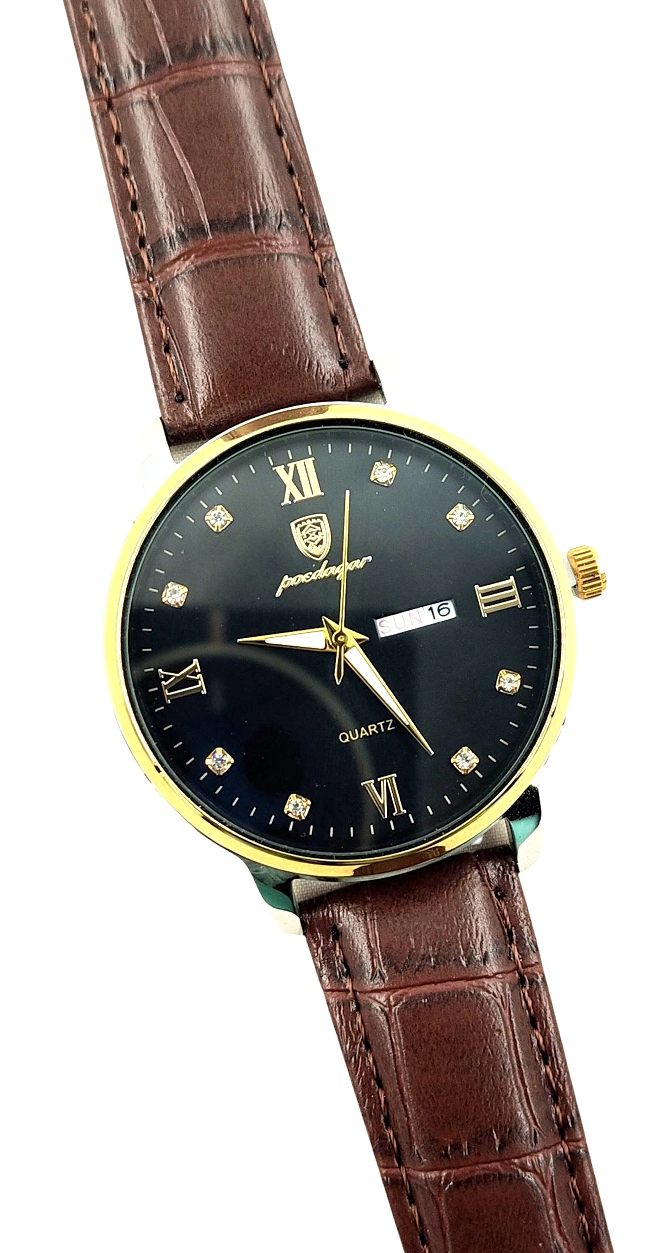 zegarek-poedagar-na-brazowym-pasku-rodzaj-129220-1