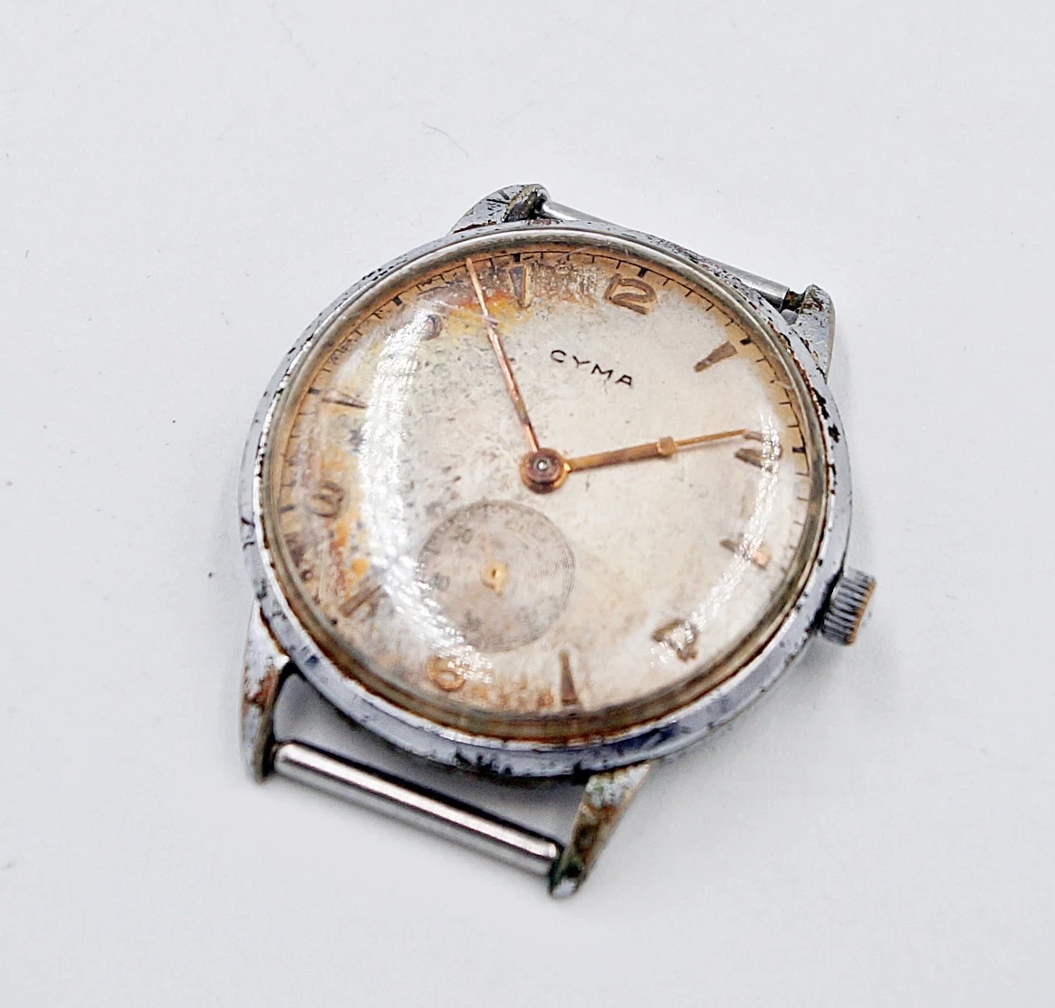 zegarek-vintage-cyma-machaniczna-lata-50-opis-chelmska-50-warszawa