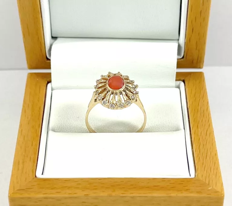 piekny-zloty-pierscionek-z-koralem-585-285g-r14-stan-11323-2