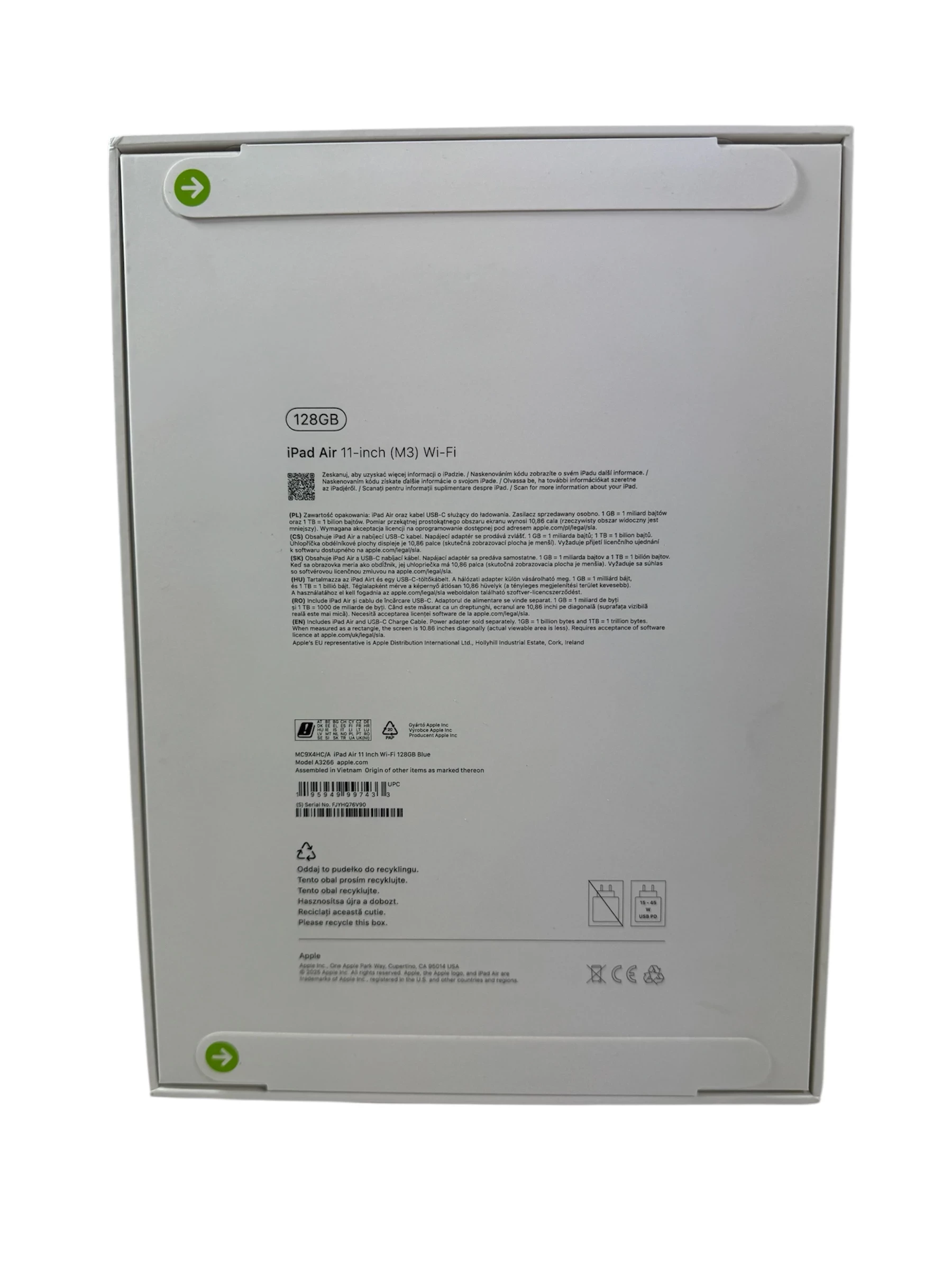 tablet-ipad-air-11-inch-7-gen-2025-128gb-a3266-m3-ean-gtin-195949997433