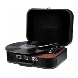 GRAMOFON VOKSUN S300 CZARNY