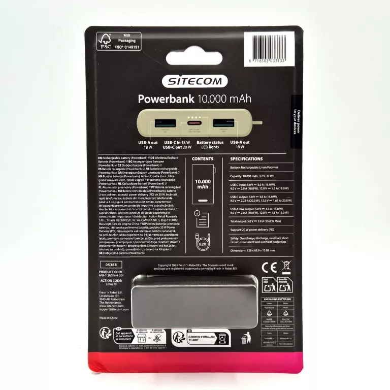 powerbank-sitecom-10000mah-ean-gtin-5907196826290