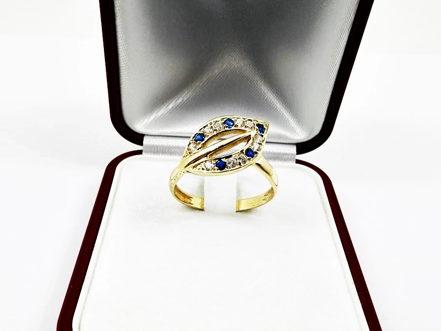 zloty-pierscionek-585-biale-i-niebieskie-cyrkonie-rozmiar-19-waga-260-ean-gtin-074859600148