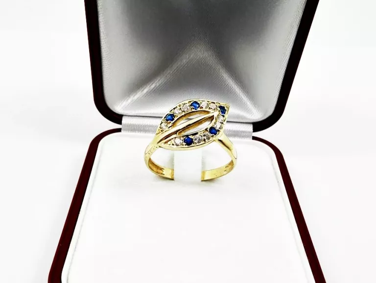 zloty-pierscionek-585-biale-i-niebieskie-cyrkonie-rozmiar-19-waga-260-ean-gtin-074859600148