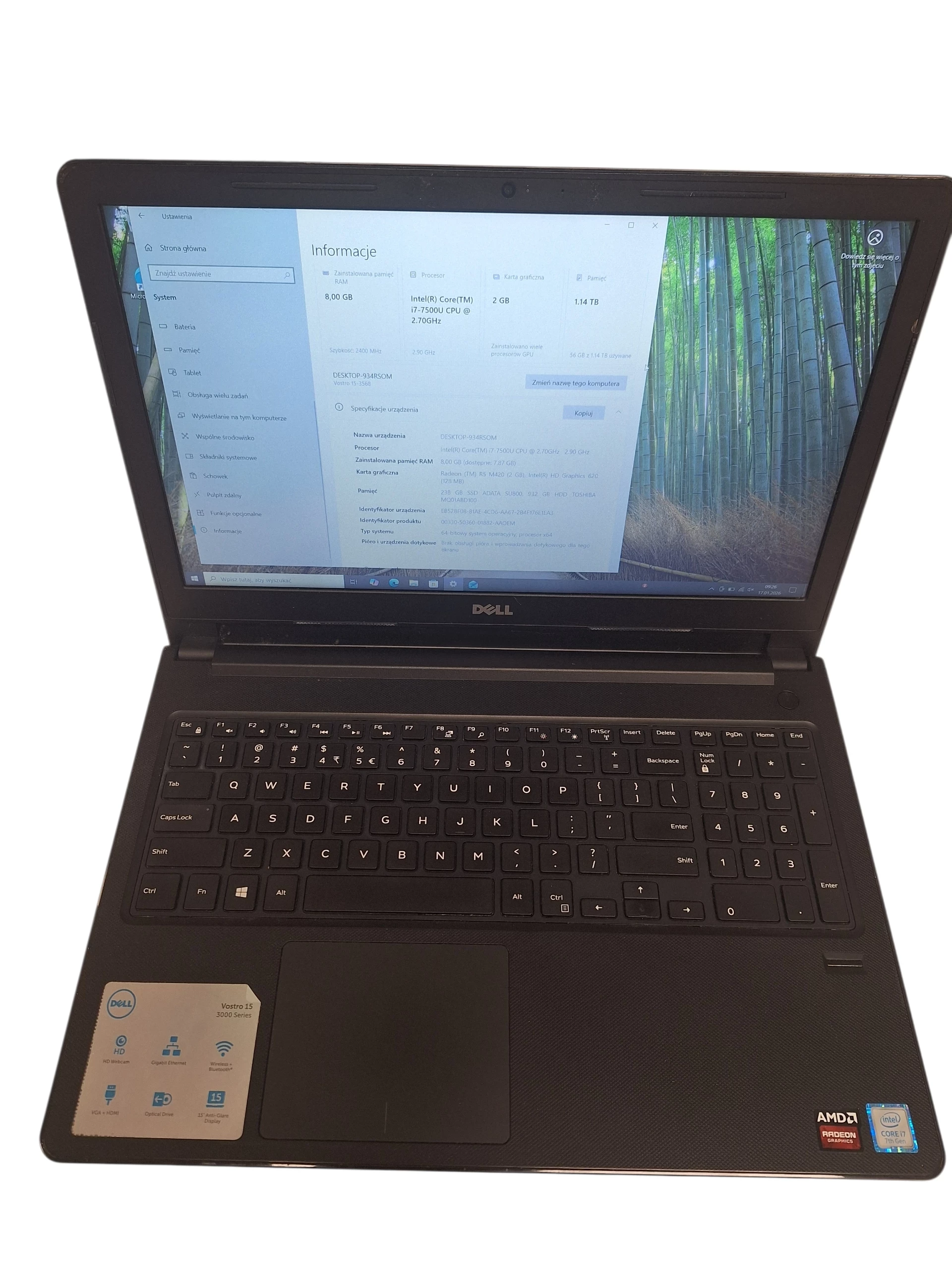 laptop-dell-vostro-15-3568-intel-core-i7-8-gb-ram-1-tb-hdd-pradzynskiego-34-wroclaw