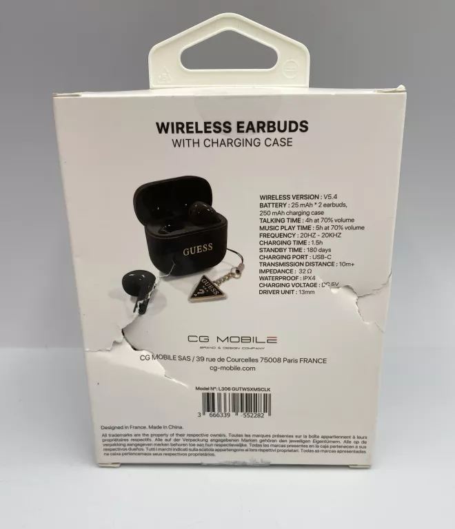 sluchawki-guess-glossy-effect-printed-classic-logo-charm-czarne-ean-gtin-3666339338534
