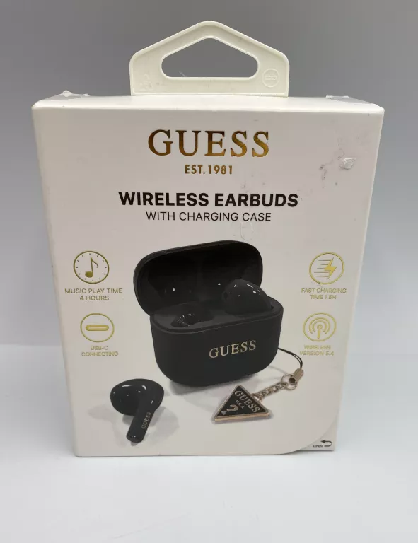 sluchawki-guess-glossy-effect-printed-classic-logo-charm-czarne-wyzwolenia-4b-szczecin