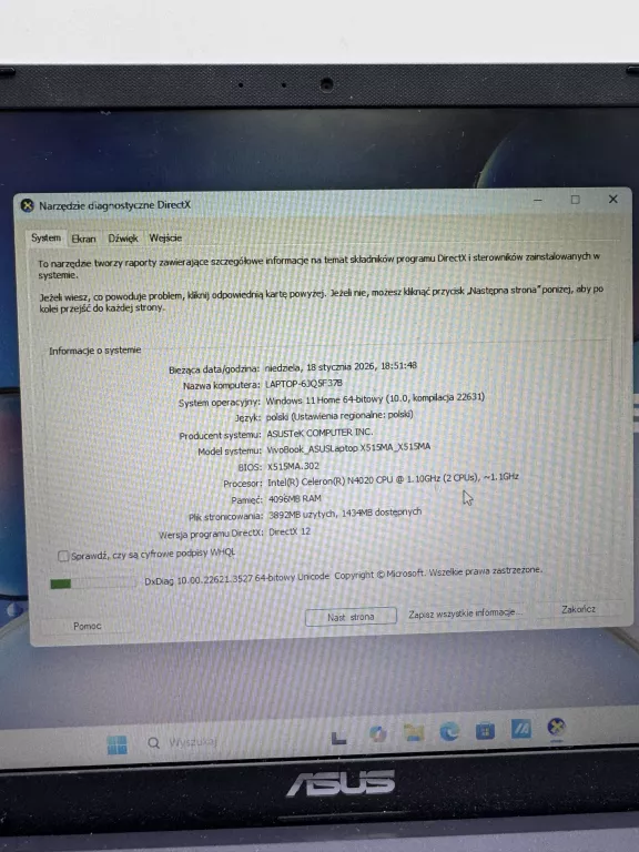 laptop-asus-x515m-zasilacz-stan-11323-2