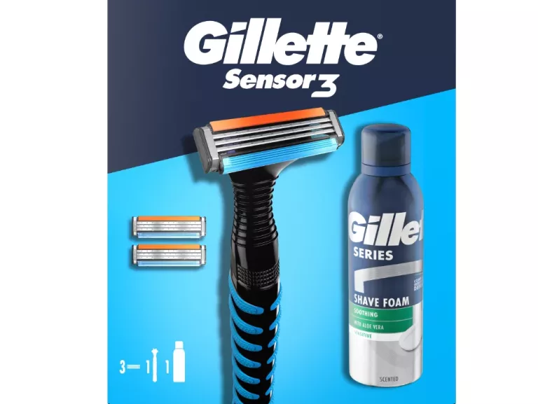 gillette-sensor3-zestaw-dla-mezczyzn-maszynka-ostrza-zel-do-golenia-ean-gtin-8700216592895