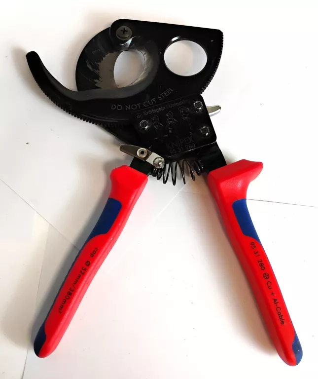 nozyce-zapadkowe-do-kabli-52mm-knipex-95-31-280-model-95-31-280