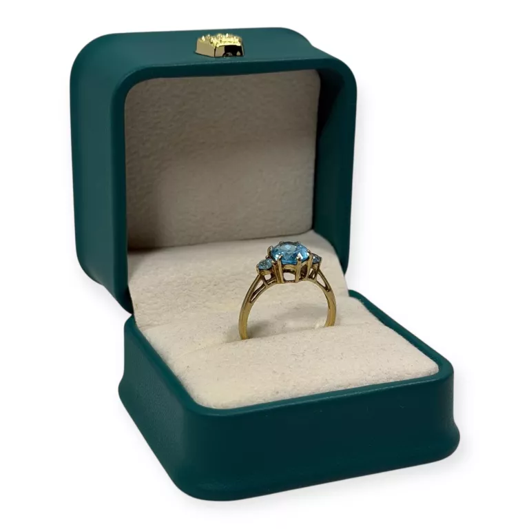 sliczny-zloty-pierscionek-niebieska-cyrkonia-232g-375-rr15-material-15835-2