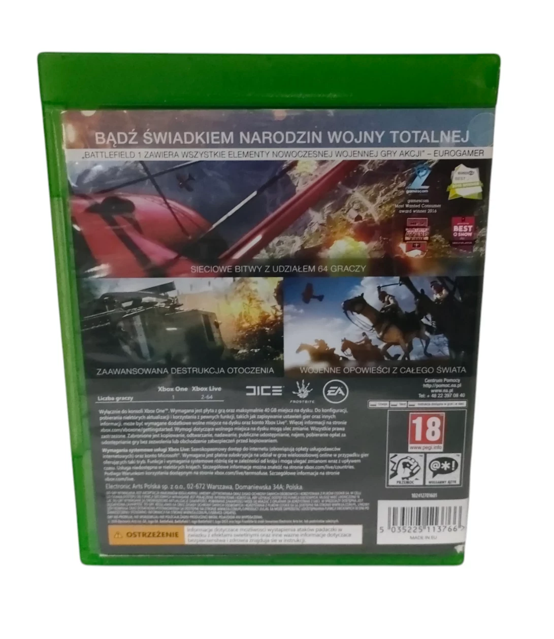 battlefield-1-pl-xbox-one-ean-gtin-5035225113766