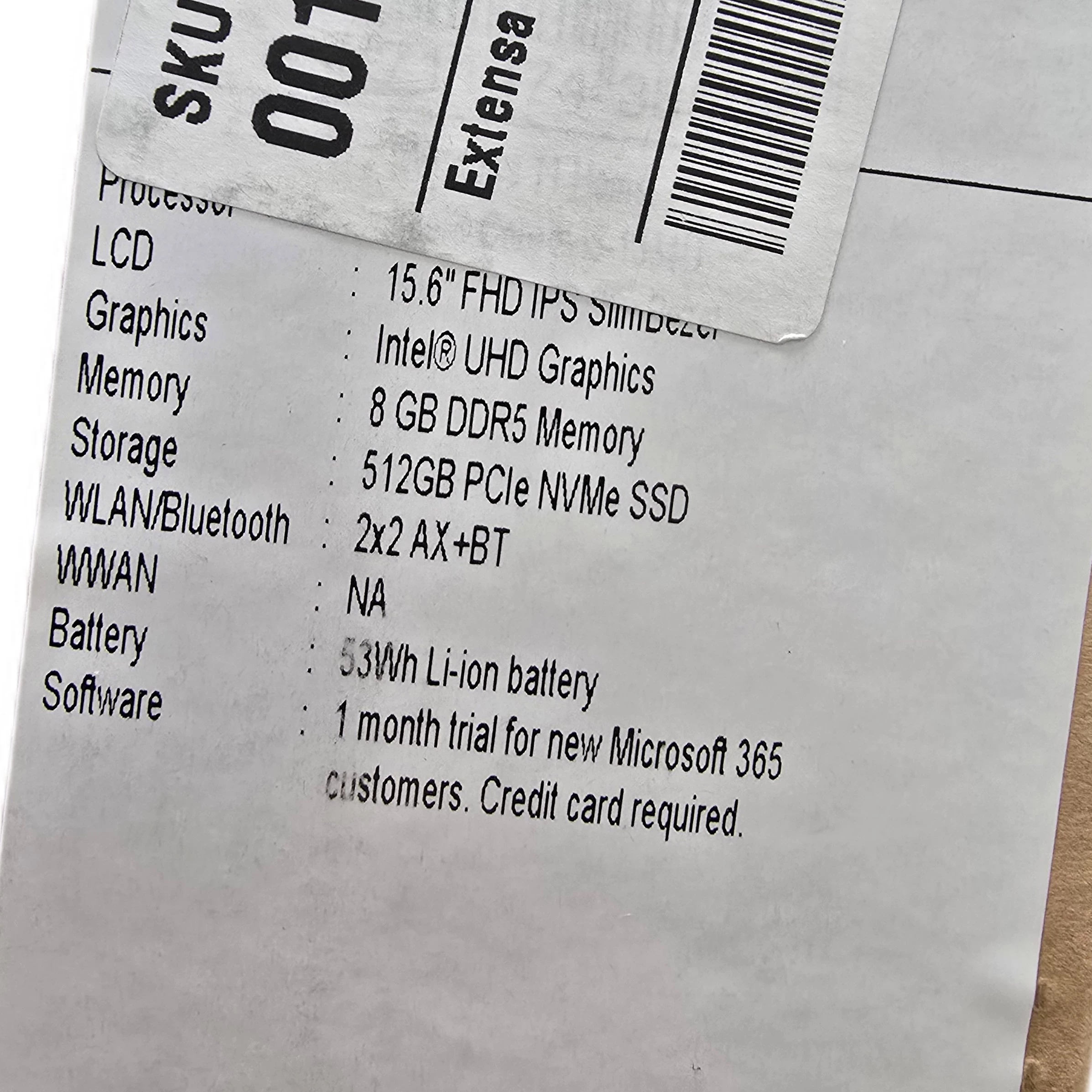 laptop-acer-extensa-15-512gb16gbwin11home-ean-gtin-6910013344586