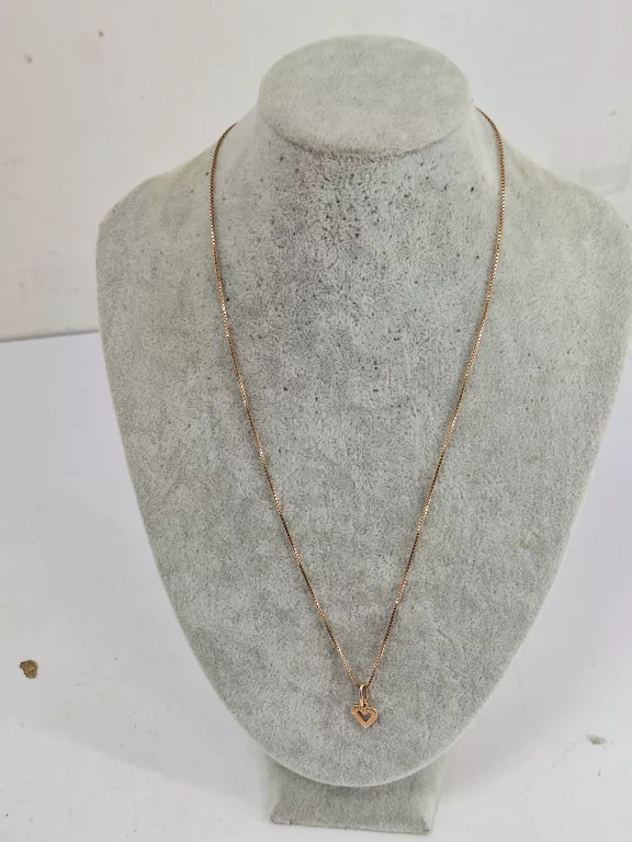 zloty-lancuszek-z-serduszkiem-pr-585-w404g-dl25cm-splot-2208-9