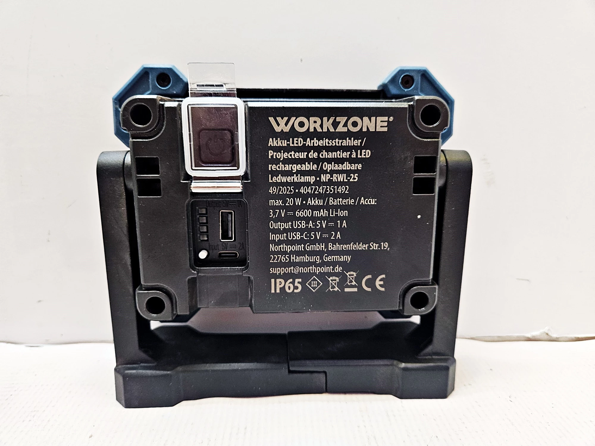 lampa-robocza-akumulatorowa-workzone-np-rwl-25-komplet-stan-11323-2