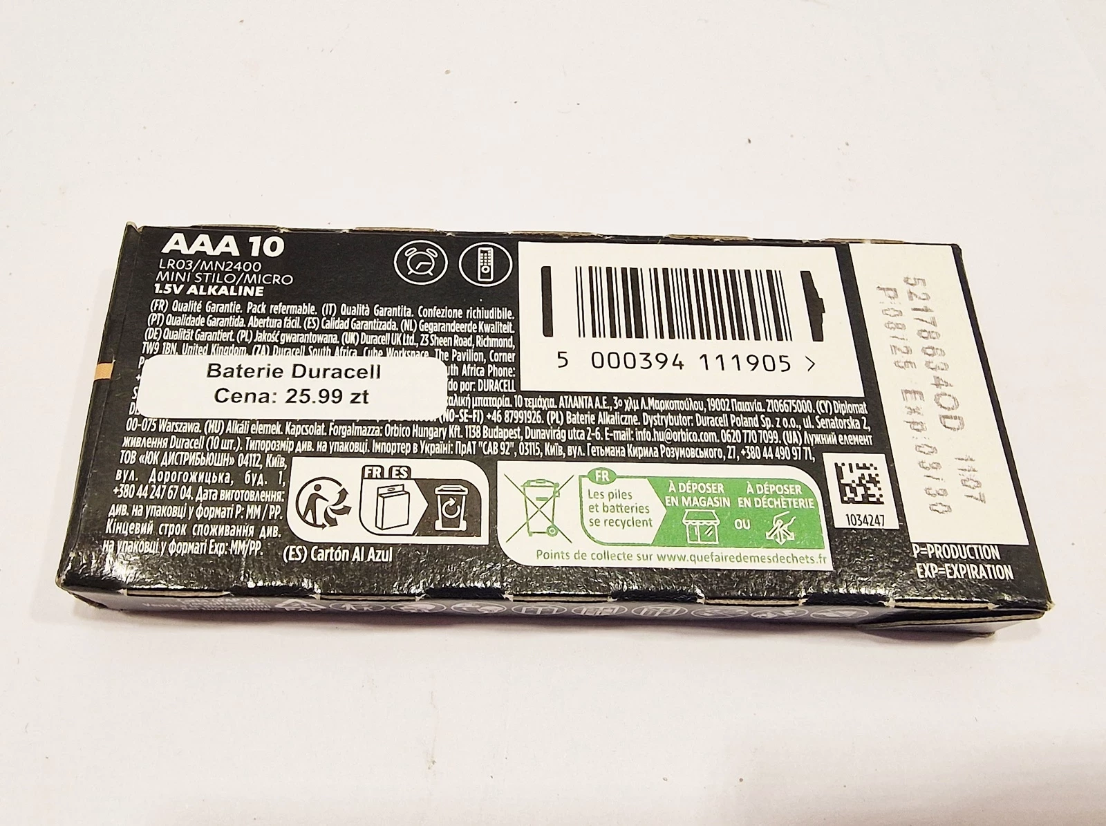 10x-baterie-alkaliczne-r3-aaa-ean-gtin-5000394111905