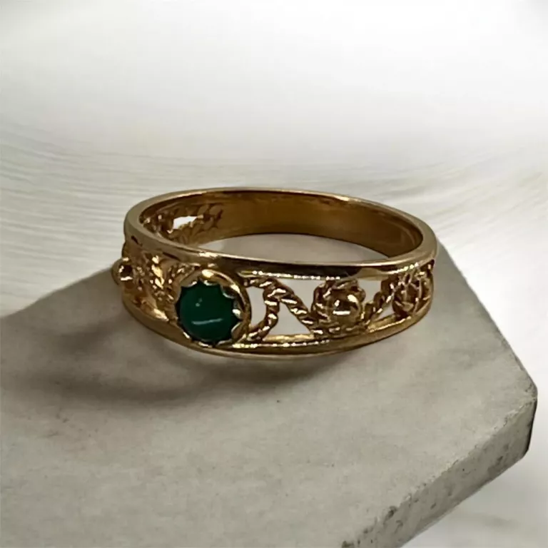 zloty-pierscionek-z-syntamazonitem-585-r-14-w230g-raciborska-3-gliwice-g1