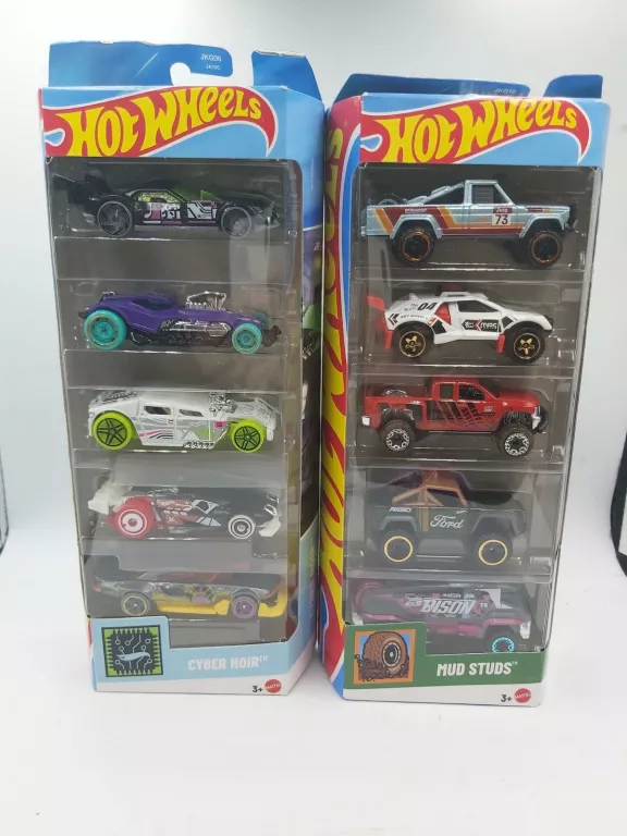 Hot Wheels Set van 3 T-shirts met lange mouwen voor kinderen van 100% gekamd katoen, Meerkleurig, 5-6 Jaar Hot Wheels Set van 3 T-shirts met lange mouwen voor kinderen van 100% gekamd katoen, Meerkleurig, 5-6 Jaar