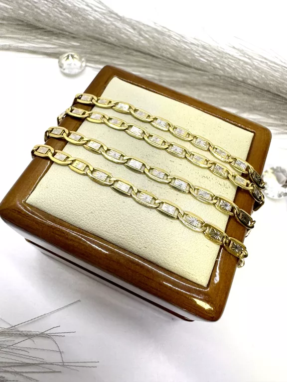 zloty-lancuszek-z-bialym-zlotem-pr-585-45cm-rodzaj-2205-2