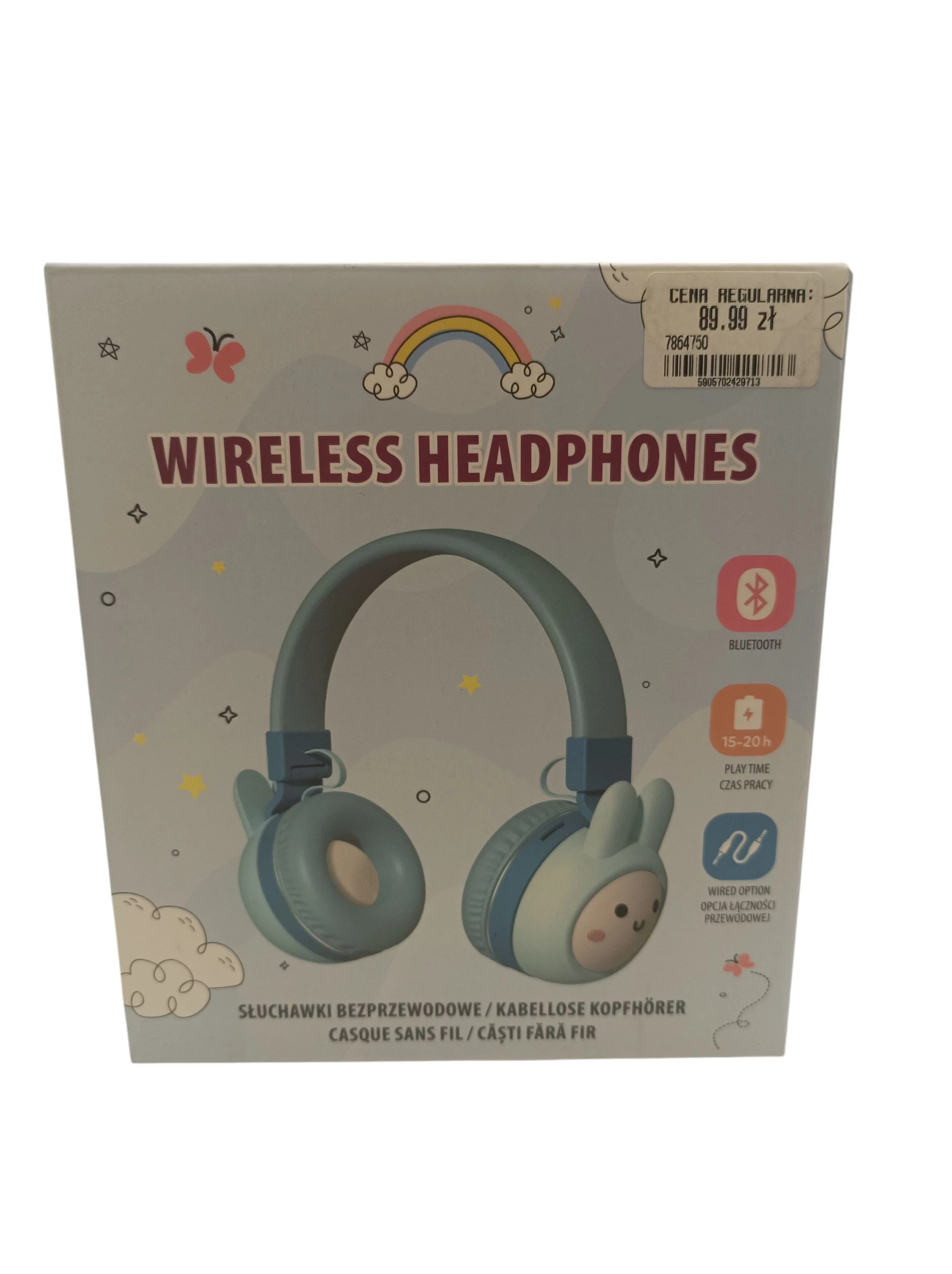 smiki-sluchawki-bluetooth-nauszne-dla-dzieci-krolik-niebieski-psie-budy-56-wroclaw