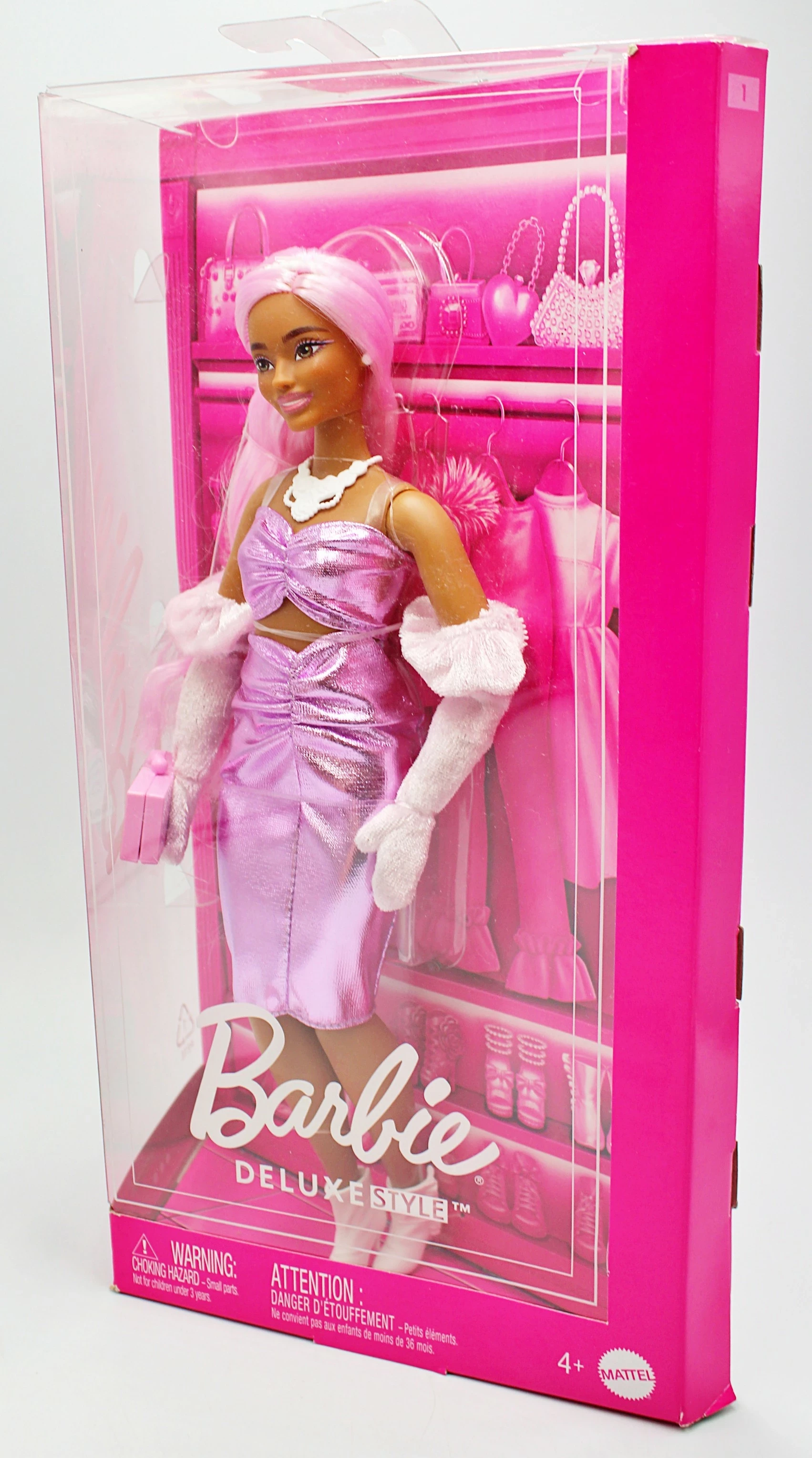 zabawka-lalka-barbie-deluxe-style-elegancka-sukienka-rozowe-wlosy-ean-gtin-194735255979
