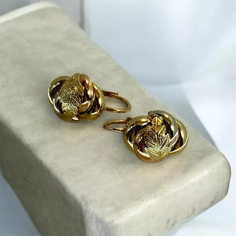 zlote-kolczyki-z-motywem-listka-zapiecie-angielskie-585-396g-rodzaj-2205-2