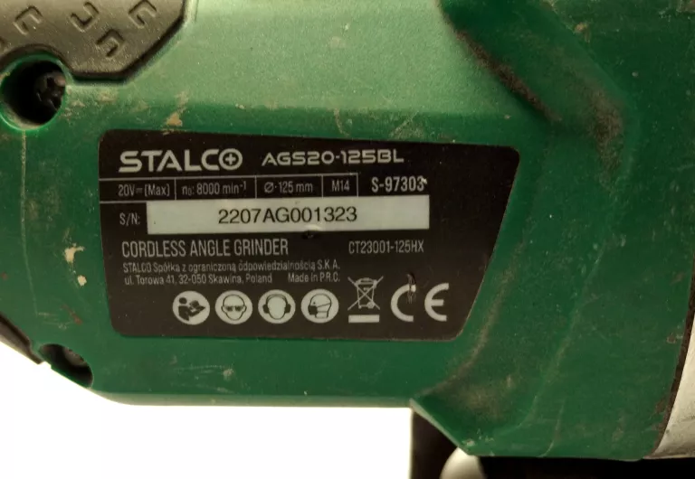 szlifierka-akumulatorowa-stalco-ags20-125bl-akumulator-4ah-ladowarka-napiecie-zasilania-2000