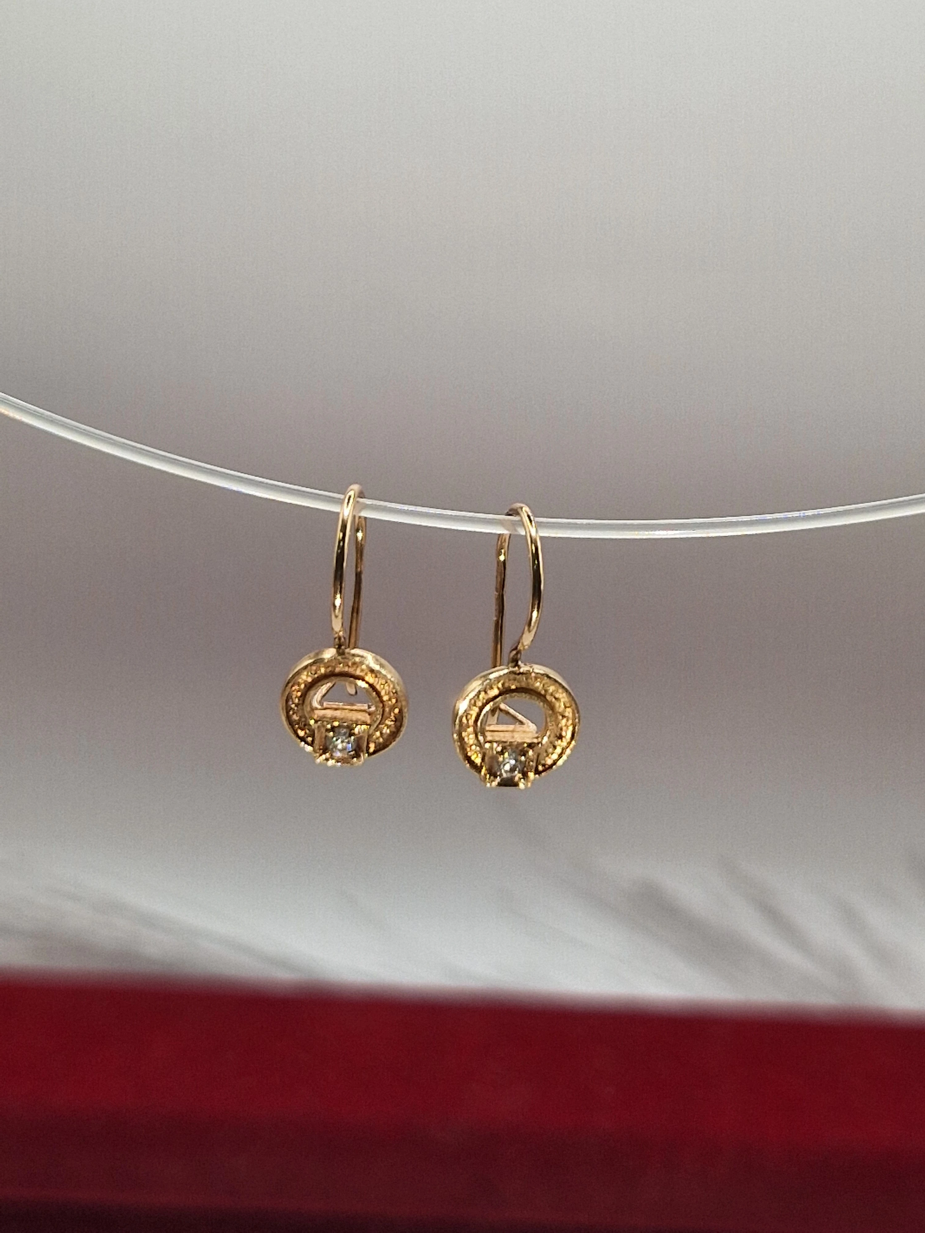 zlote-kolczyki-pr-585-cyrkonie-wiszace-koleczka-162-g-stan-11323-2