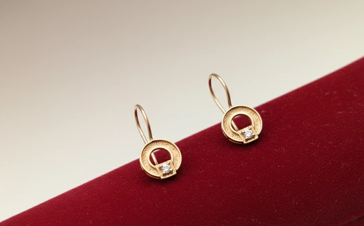 zlote-kolczyki-pr-585-cyrkonie-wiszace-koleczka-162-g-waga-162