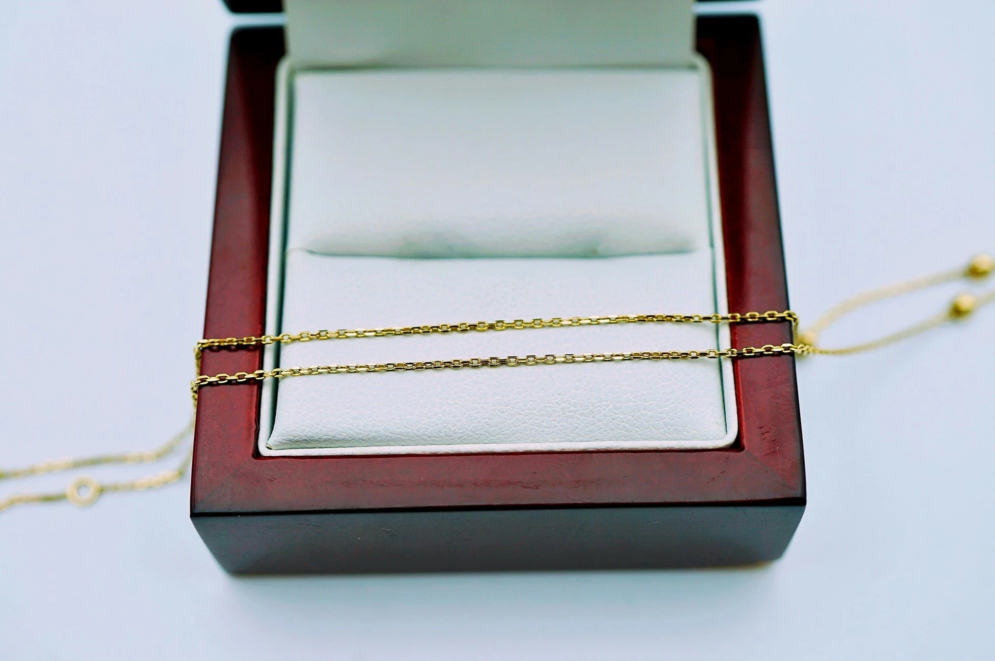 sliczny-zloty-lancuszek-pr333-8k-43cm-170g-rodzaj-2205-2