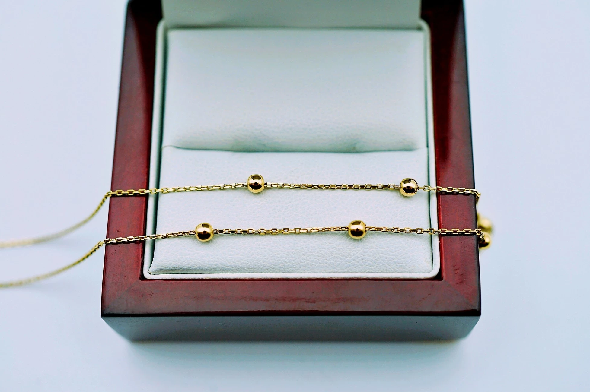 sliczny-zloty-lancuszek-pr333-8k-43cm-170g-bukowska-118-poznan