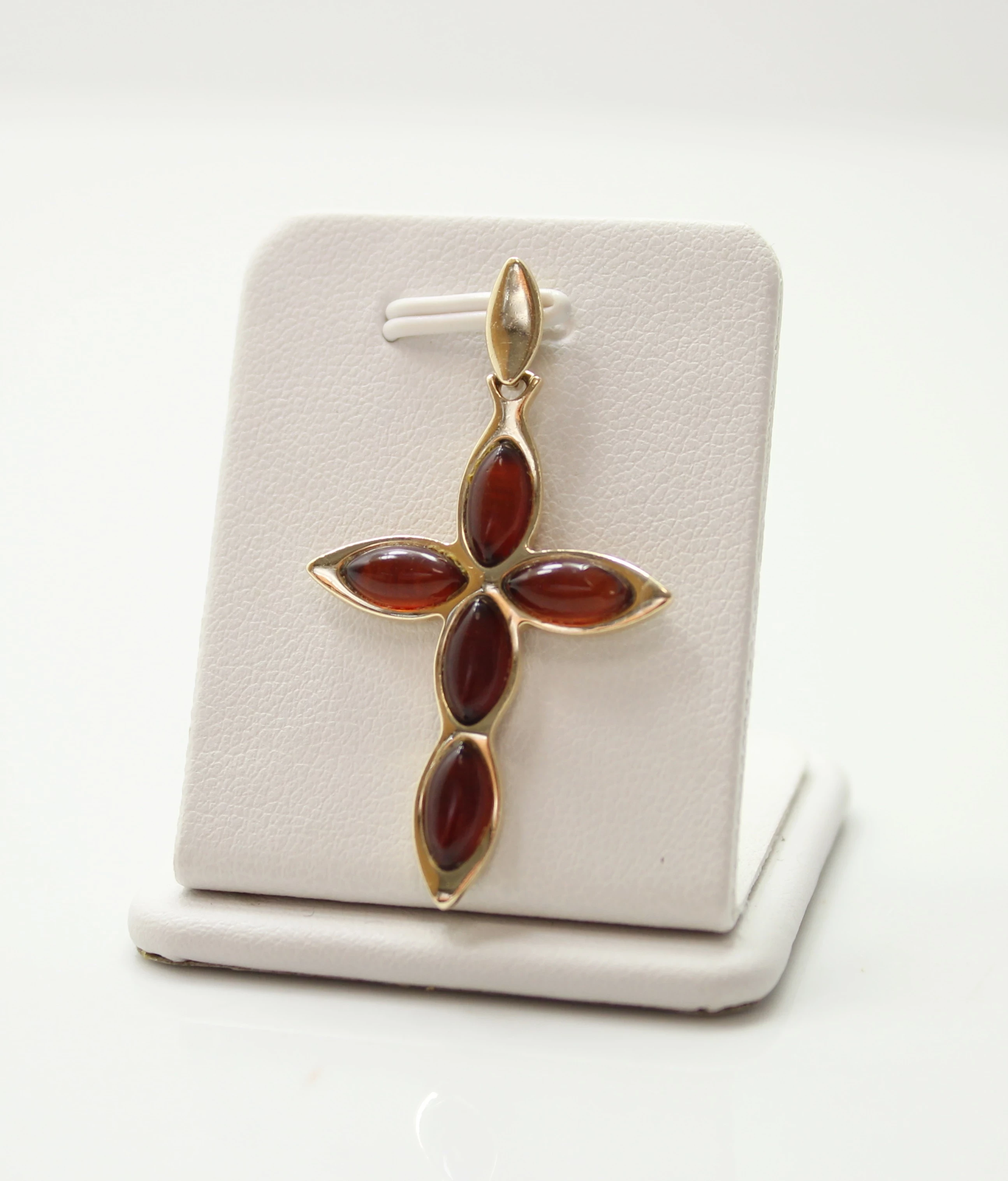 zlota-zawieszka-krzyz-bursztyn-585-310g-komisji-edukacji-narodowej-96u14-warszawa