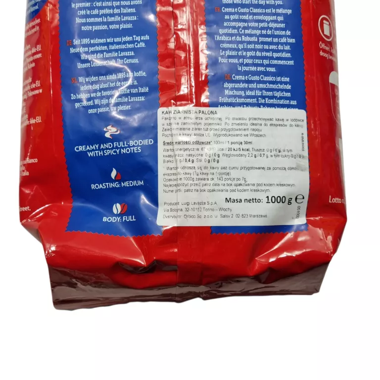 kawa-ziarnista-mieszana-lavazza-crema-e-gusto-classico-1000-g-ean-gtin-8000070051003