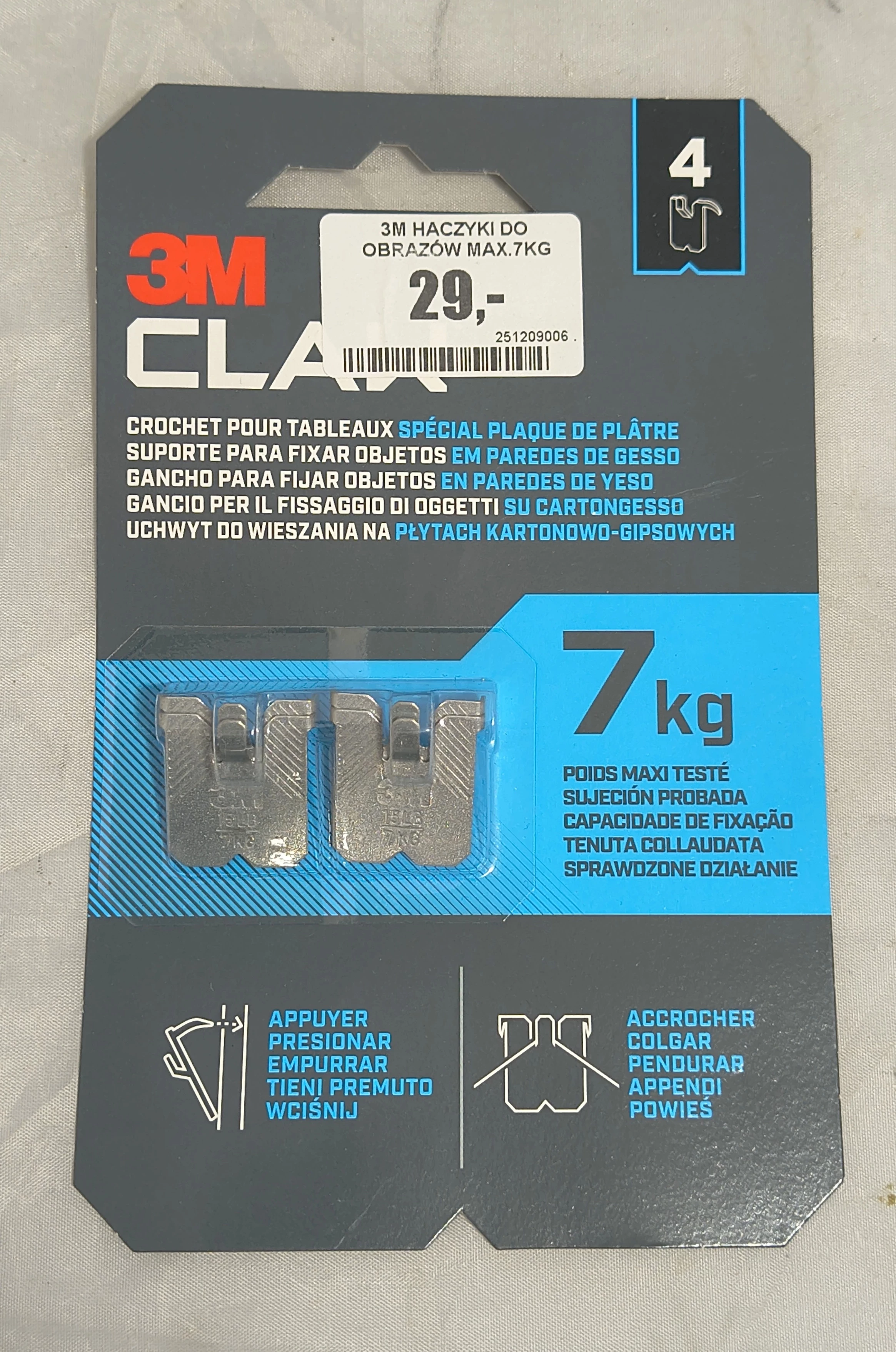 3m-haczyki-do-obrazow-max7kg-zawadzkiego-121-szczecin