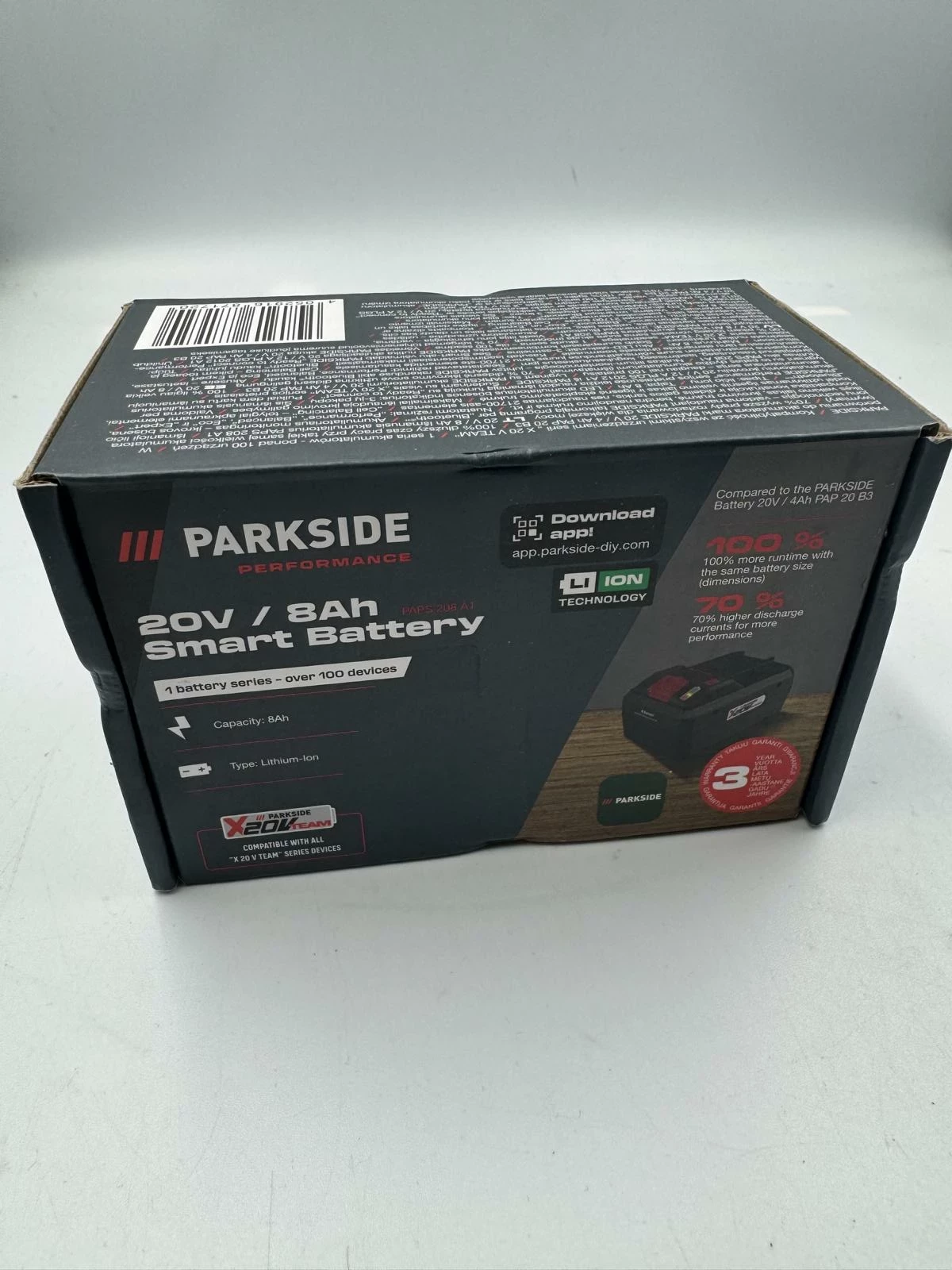 akumulator-bateria-smart-8ah-20v-parkside-performance-paps-208-a1-bluetoot-chopina-2-katowice